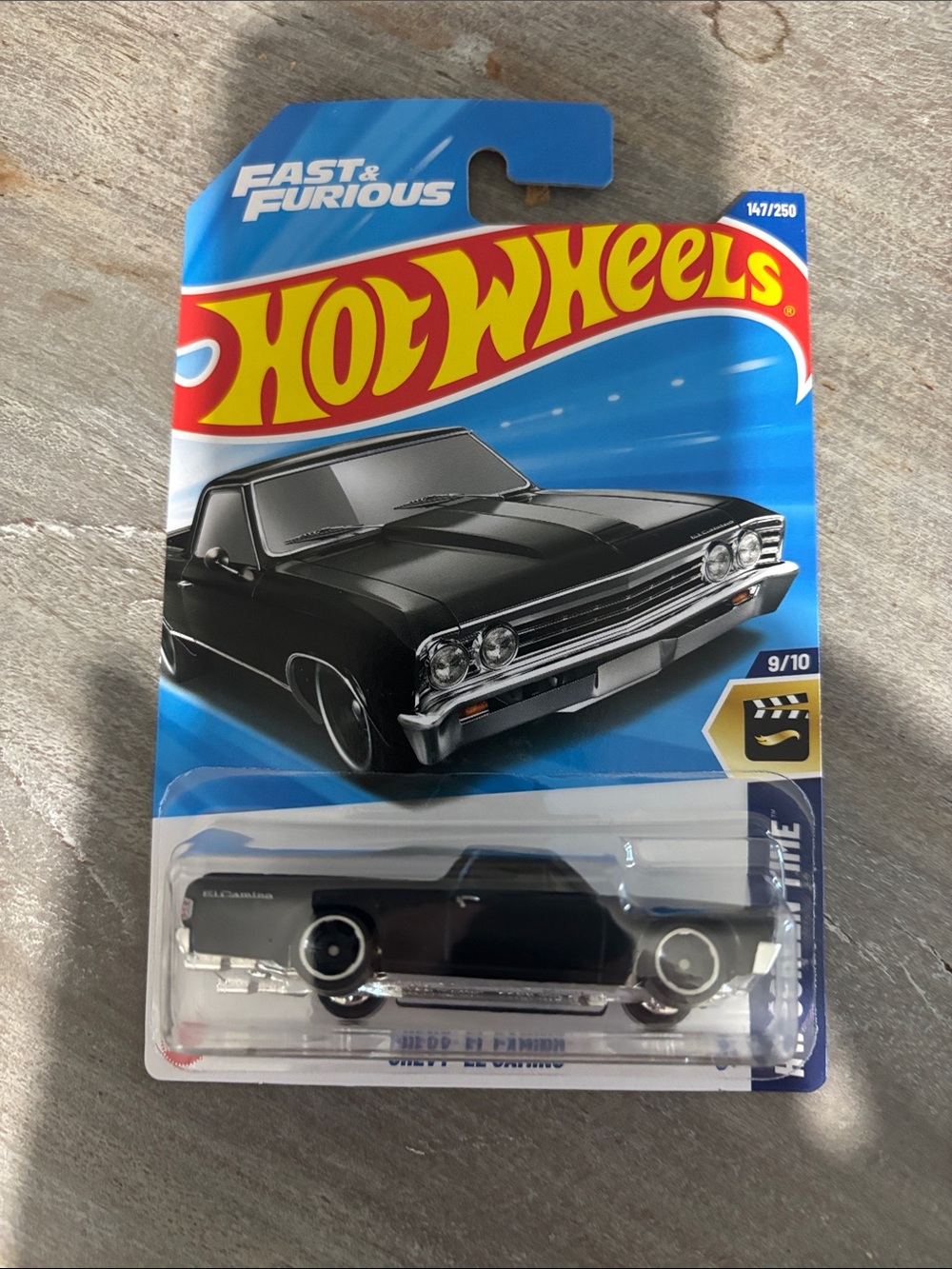 Hot Wheels Fast & Furious Black Die-Cast Car